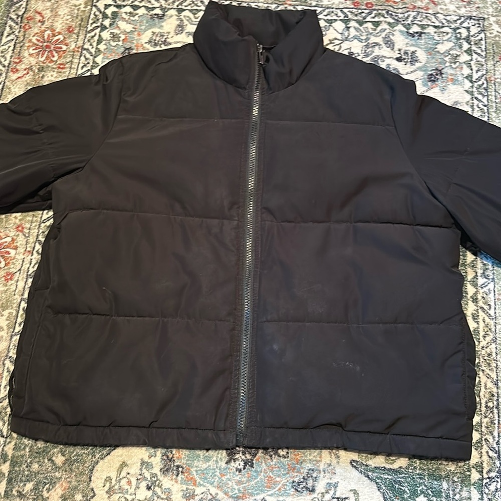 Black Puffer Coat size Small